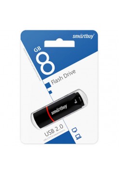   8Гб USB 2.0 флешка SmartBuy Crown